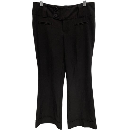 Vanity Style That Works Flat Front Dress Pants Womens 7 Career Business Casual - Picture 1 of 9